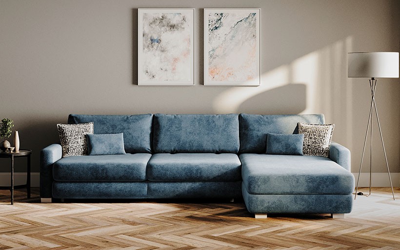 Диван «Лондон Премиум» С Оттоманкой 