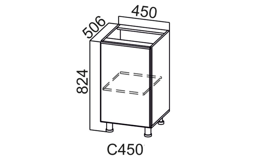 Стол-рабочий «Геометрия С450»