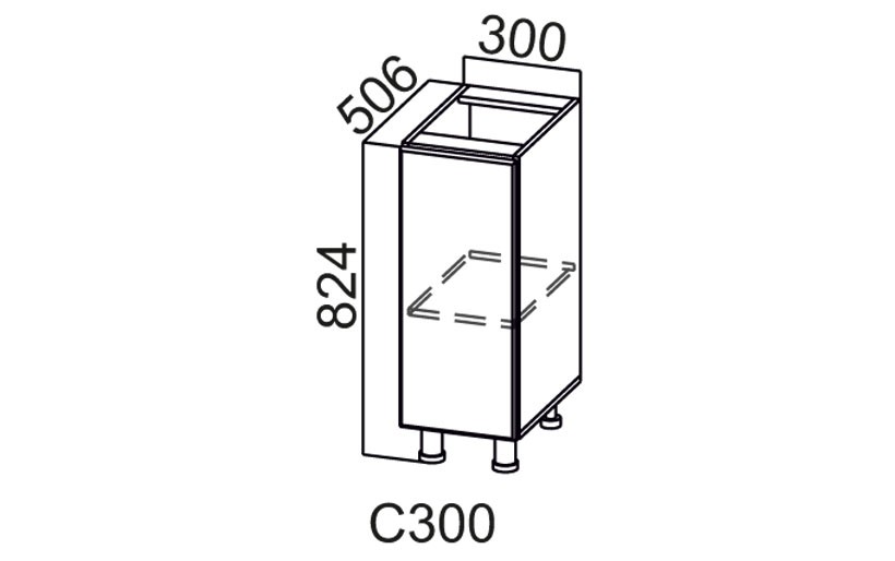 Стол-рабочий «Геометрия С300»