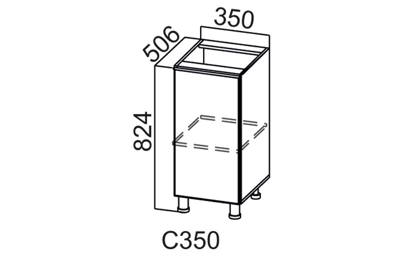 Стол-рабочий «Геометрия С350»